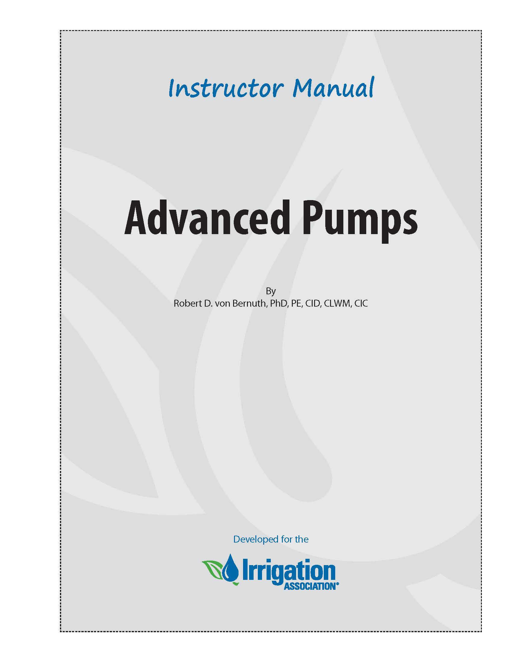 Advanced Pumps Instructor Kit