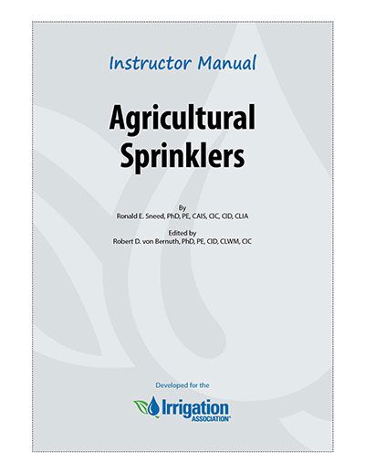 Agricultural Sprinklers Instructor Kit